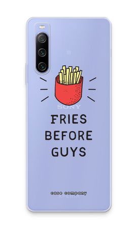 Fries before guys