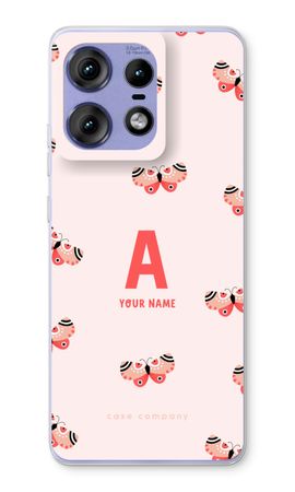 Rosy Butterflies Monogram