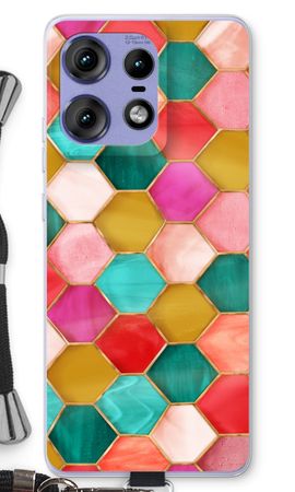 Hexagons in stained glass