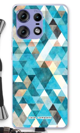 Coloured triangles blue