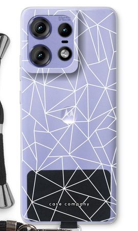 Geometric lines white