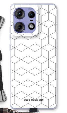 Cubes black and white