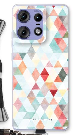 Coloured triangles pastel