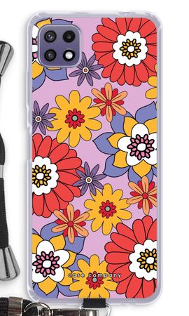 Flores retro - Morado