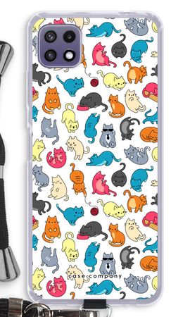 Farbenfrohe Katzen