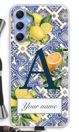 Monogram Blue tiles