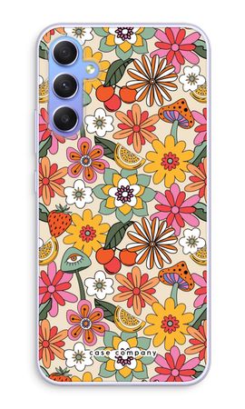 Retro Flowers N°2 - Yellow