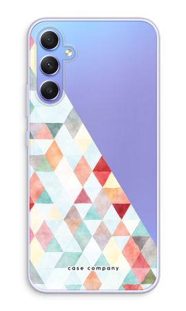 Coloured triangles pastel