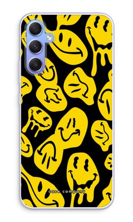 Melting smiley - Yellow