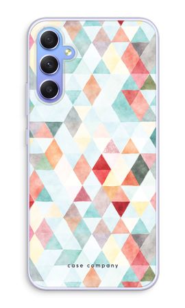 Coloured triangles pastel