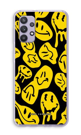 Schmelzendes Smiley-Gesicht - Gelb