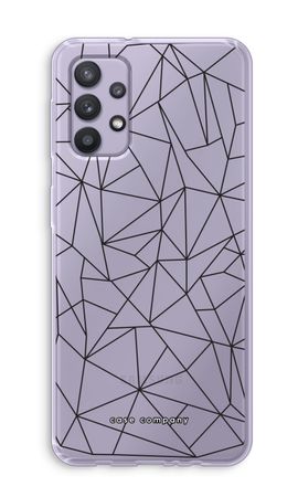 Schwarze geometrische Linien