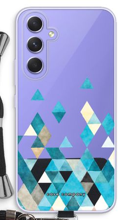 Coloured triangles blue