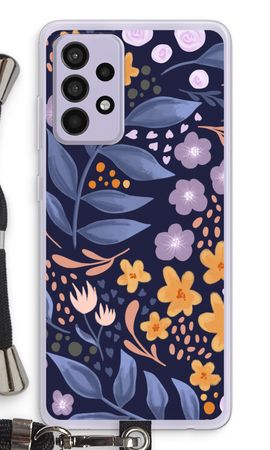 Flowers with blue leaves