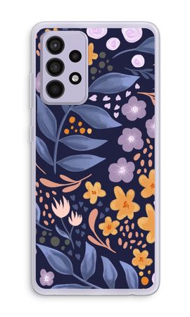 Flowers with blue leaves