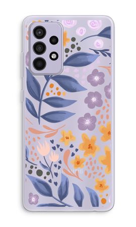 Flowers with blue leaves