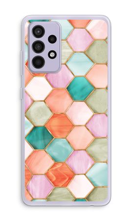 Hexagons in stained glass