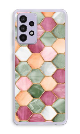 Hexagons in stained glass