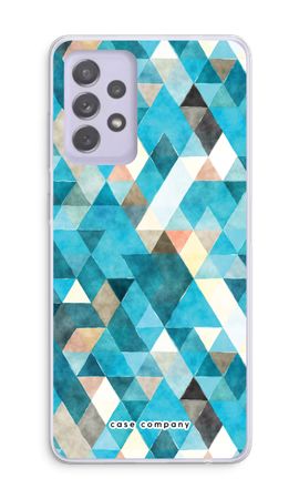 Coloured triangles blue