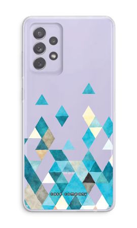 Coloured triangles blue