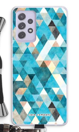 Coloured triangles blue
