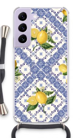 Blue tiles and lemons