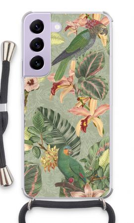 Tropical jungle parrot