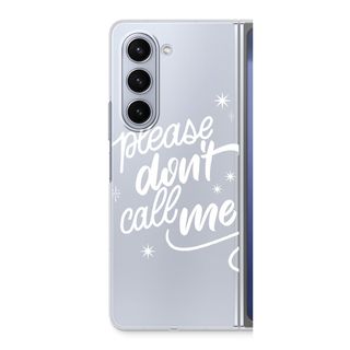 Don't call