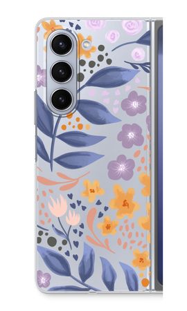 Flowers with blue leaves