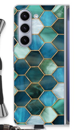 Hexagons in stained glass