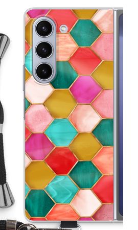 Hexagons in stained glass