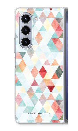 Coloured triangles pastel