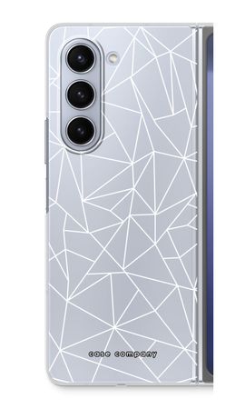 Geometric lines white