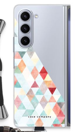 Coloured triangles pastel