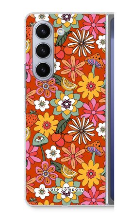 Retro Flowers - Red