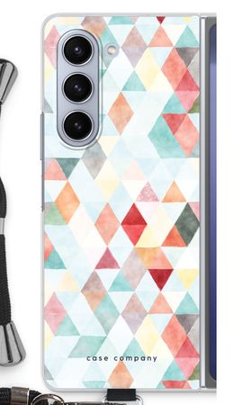 Coloured triangles pastel