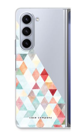 Coloured triangles pastel