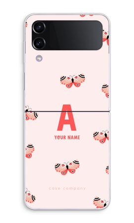 Rosy Butterflies Monogram