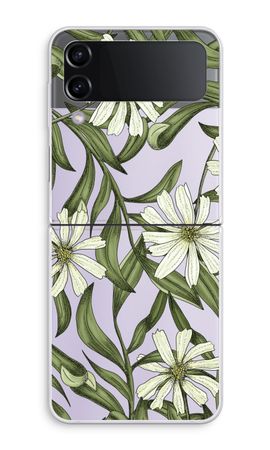 White flower pattern