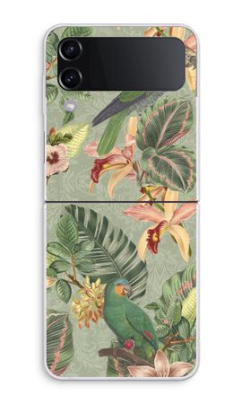 Tropical jungle parrot