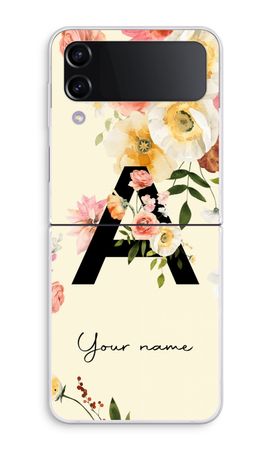 Flirty Flowers Monogram