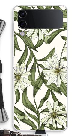 White flower pattern