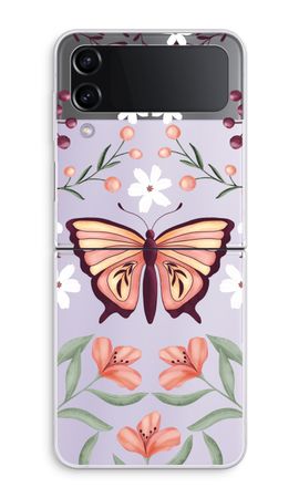 Butterfly in a floral world
