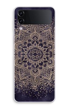 Goldenes Boho-Mandala