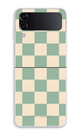Checkered Mint, Miękkie etui Samsung Galaxy Z Flip4
