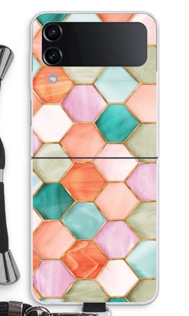 Hexagons in stained glass