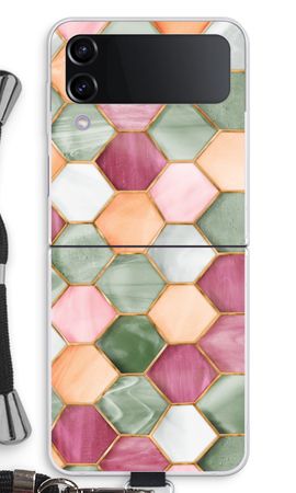 Hexagons in stained glass