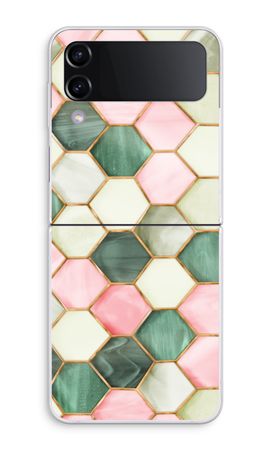 Hexagons in stained glass