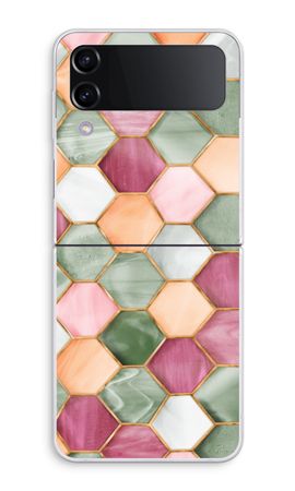 Hexagons in stained glass