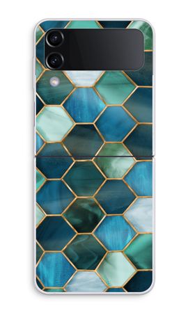 Hexagons in stained glass